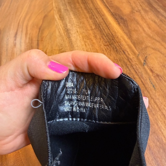 Diba Glossy Black Heeled Boots - Picture 9 of 11